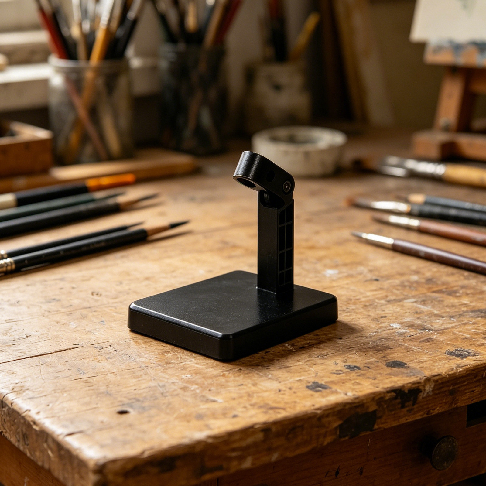 Welding Tools In Workshop - Pencil Soldering Iron Stand Metal Base