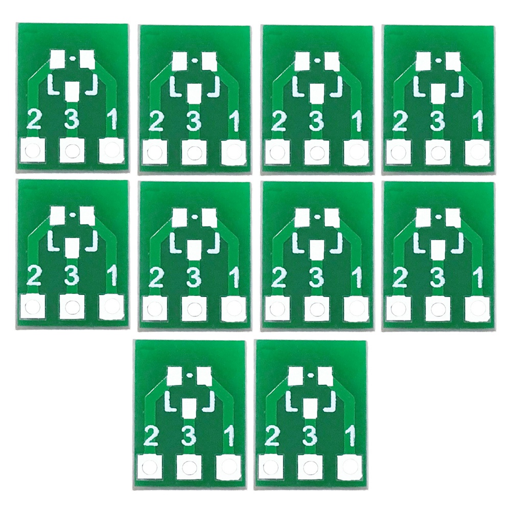 Workshop Tools Diy - 10Pcs SOT23 SOT23-3 Turn SIP3 Double-Side