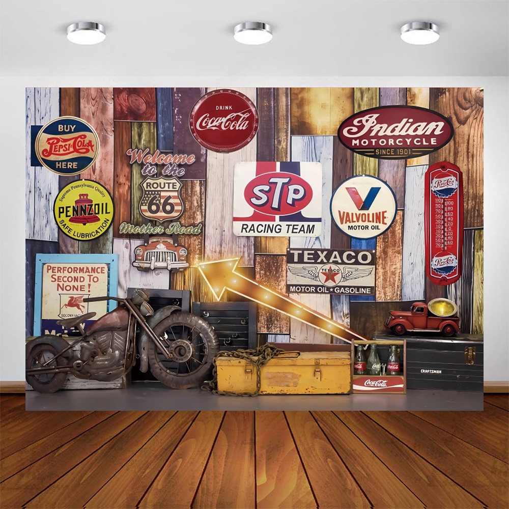 Retro Motorcycle Car Repairs G - Workshop Tools Photos recensie en prijs