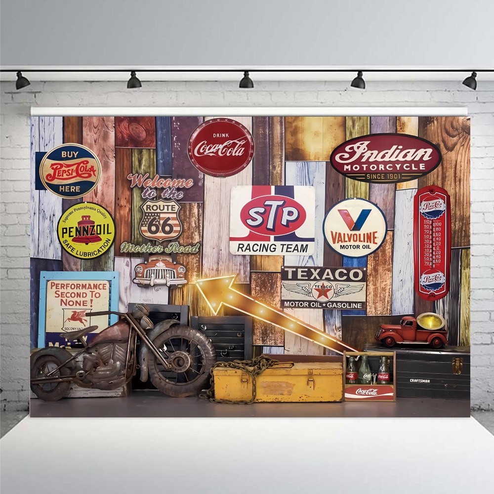 Retro Motorcycle Car Repairs G - Workshop Tools Photos recensie en prijs
