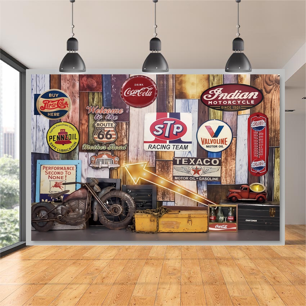 Retro Motorcycle Car Repairs G - Workshop Tools Photos recensie en prijs