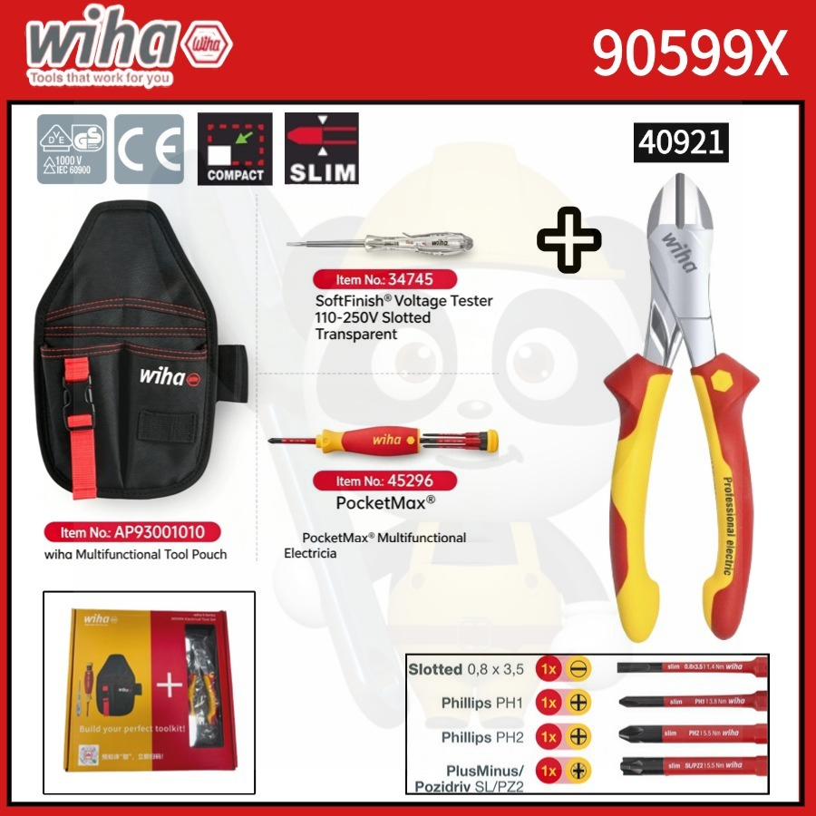 Wiha 4Pcs VDE 1000V Insulated  - Tools Vn recensie en prijs