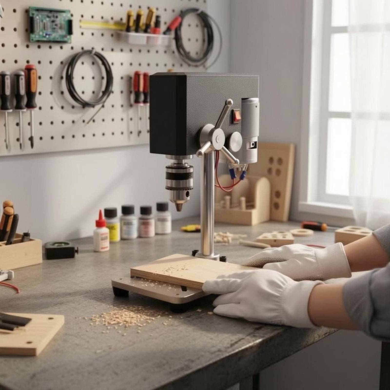 Mini Bench Drill Press Small S - Workshop Tools Bench recensie en prijs