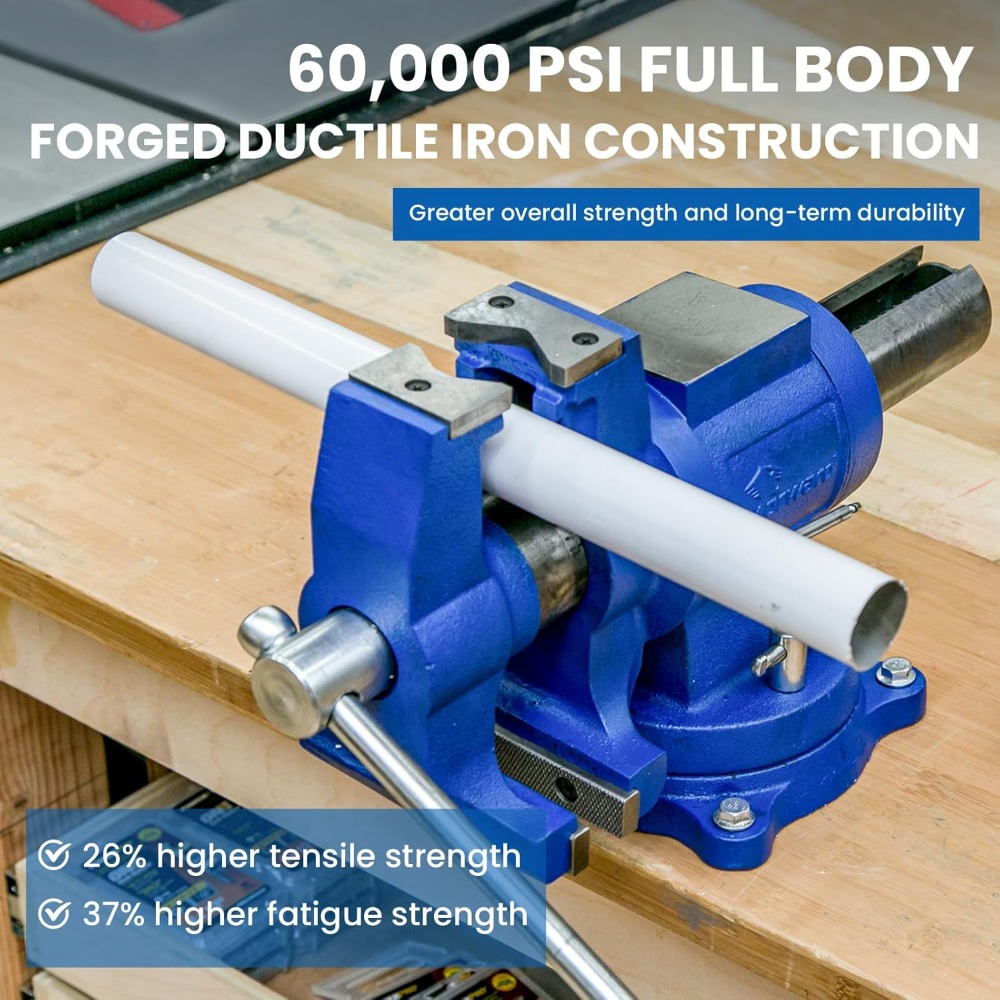 5 Inch Heavy Duty Bench Vise w - Workshop Tools Bench recensie en prijs