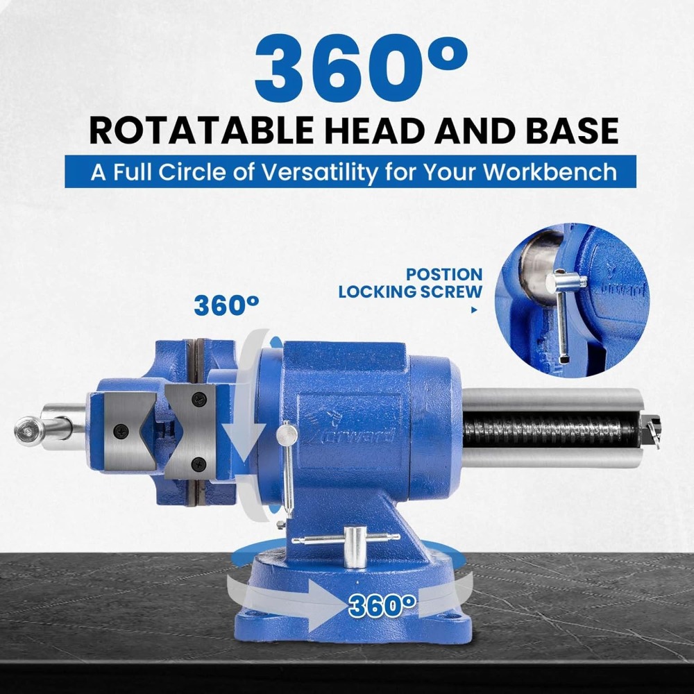 5 Inch Heavy Duty Bench Vise w - Workshop Tools Bench recensie en prijs