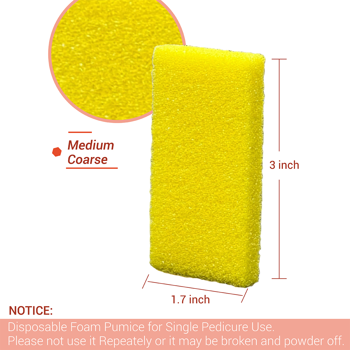 Disposable Pumice Sponge 80x40 - Tools Vn recensie en prijs