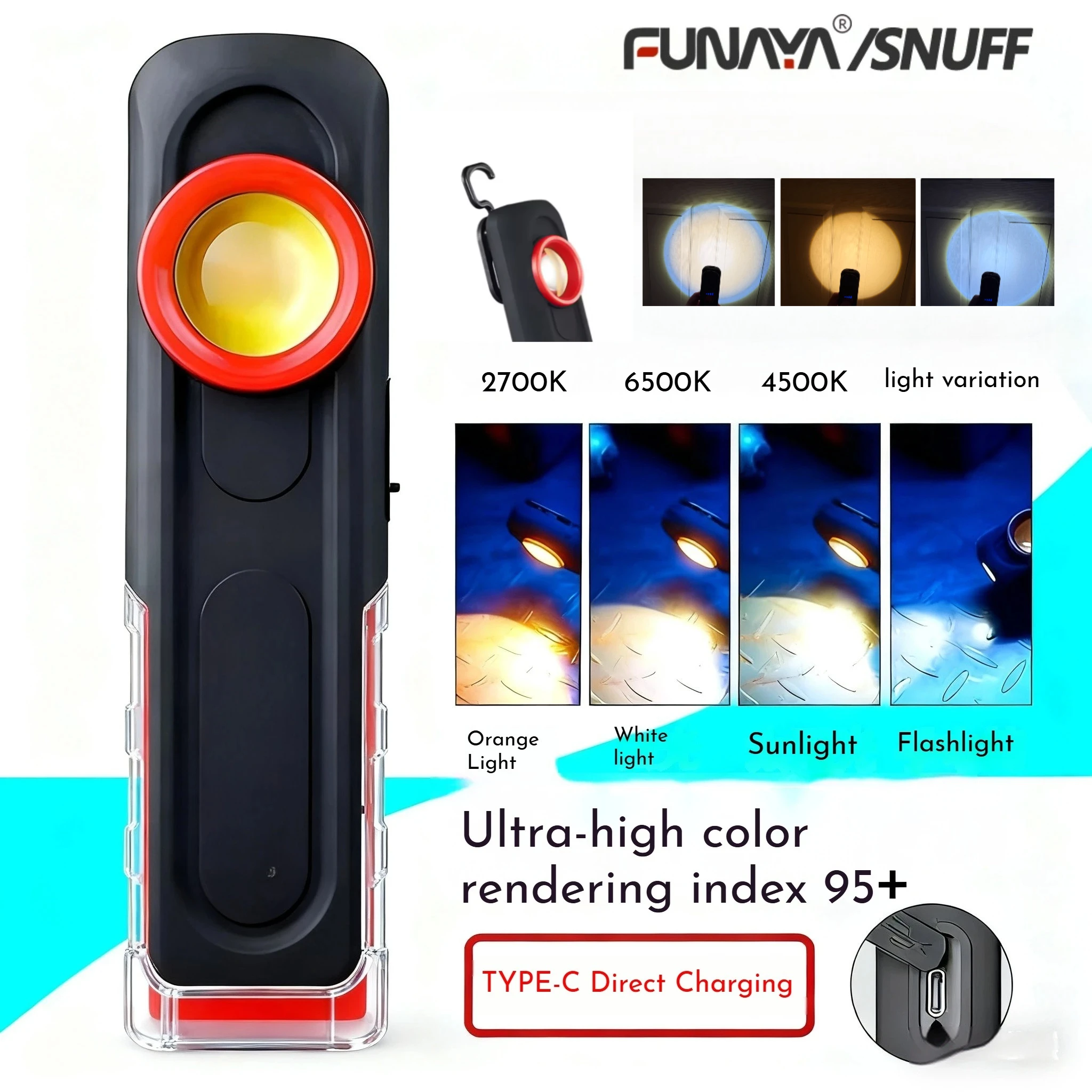 FUNAYA Portable Flashlight Car - Tools Work recensie en prijs