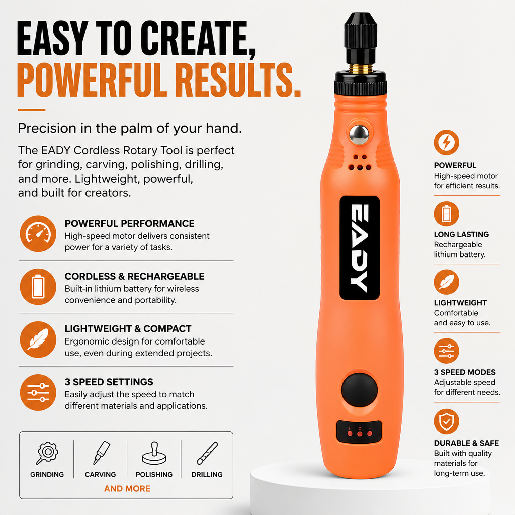USB Cordless Rotary Tool Kit – - Workshop Tools Diy recensie en prijs