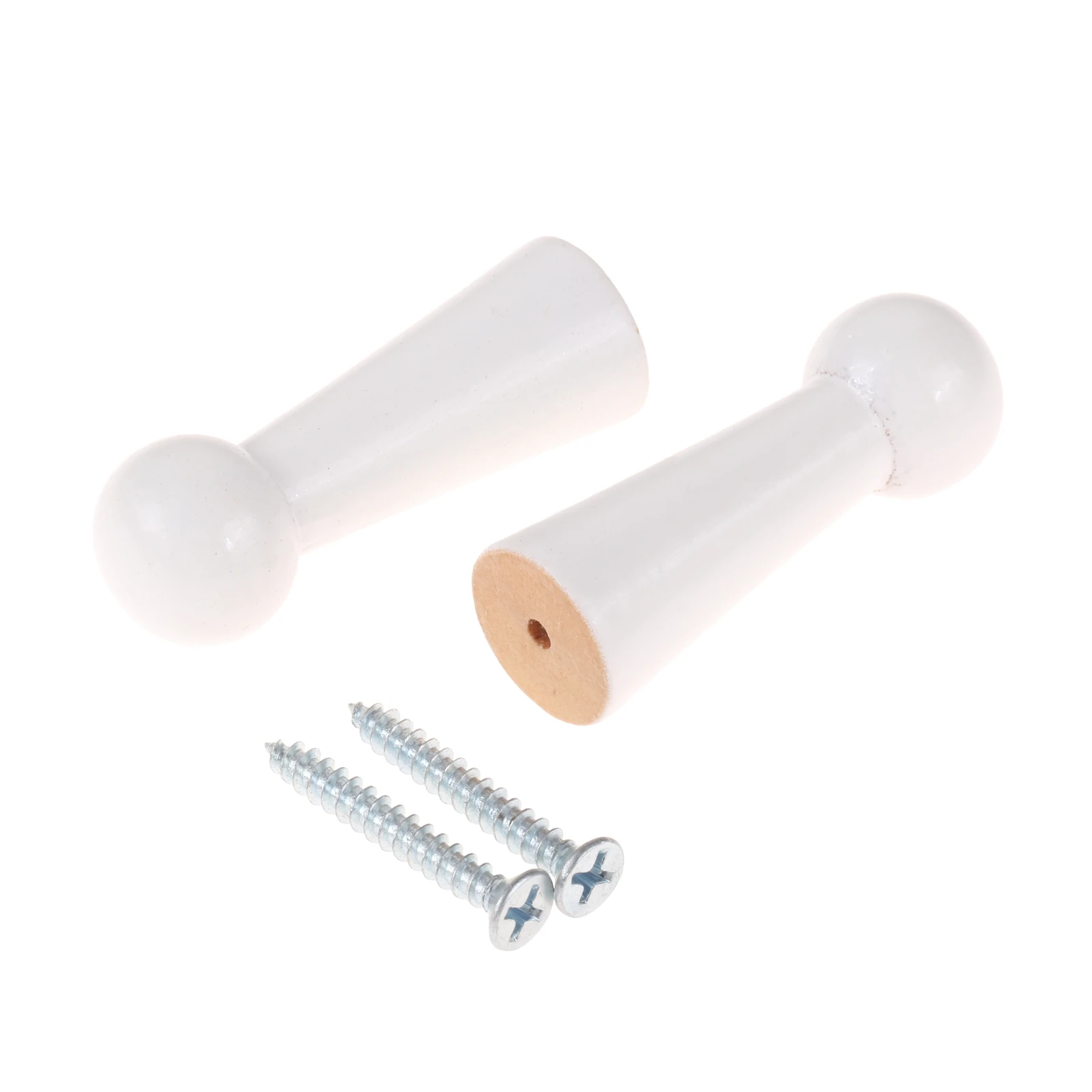 2pcs Wooden Peg Hangers 50mm S - Screw Organizer Kit recensie en prijs