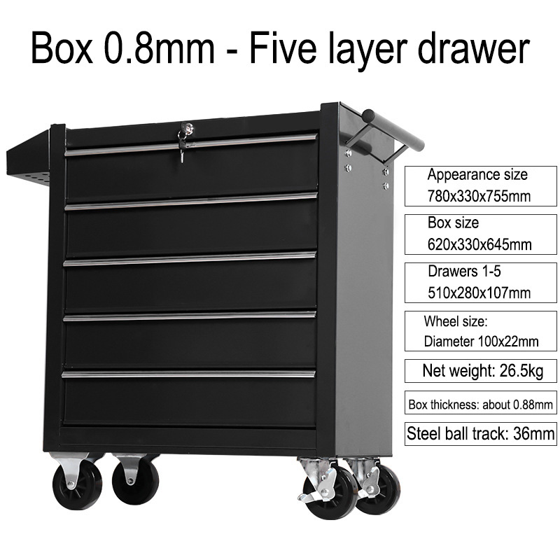 5 Drawer Storage Tool Box Trol - Special Workshop Tools recensie en prijs