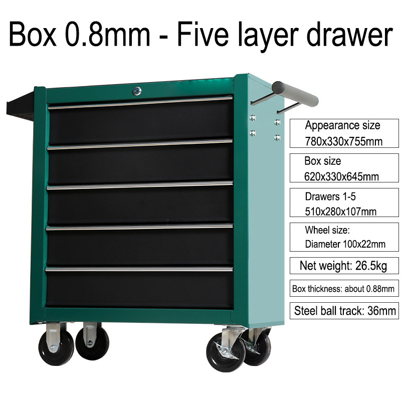 5 Drawer Storage Tool Box Trol - Special Workshop Tools recensie en prijs