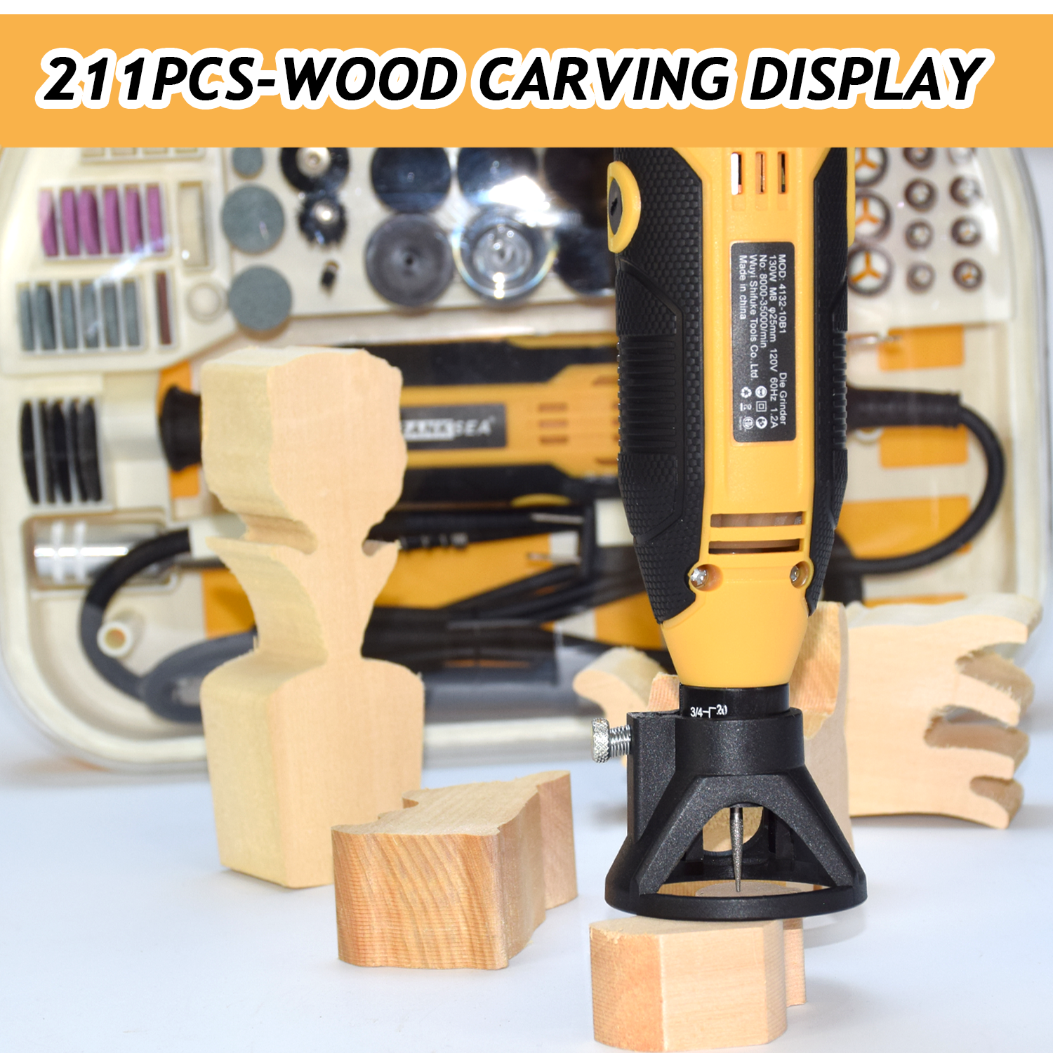 Rotary Tool Kit, Equipped With - Workshop Tools Diy recensie en prijs