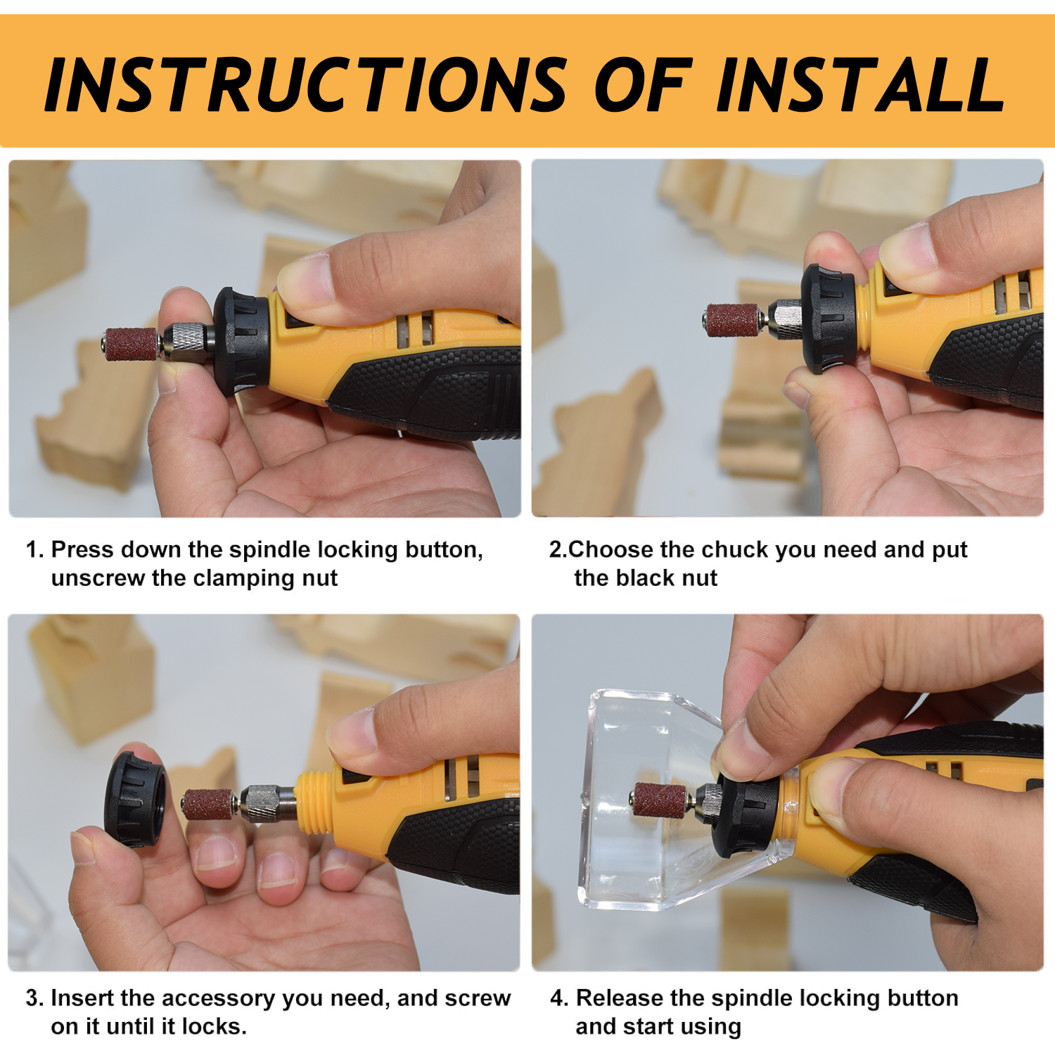 Rotary Tool Kit, Equipped With - Workshop Tools Diy recensie en prijs