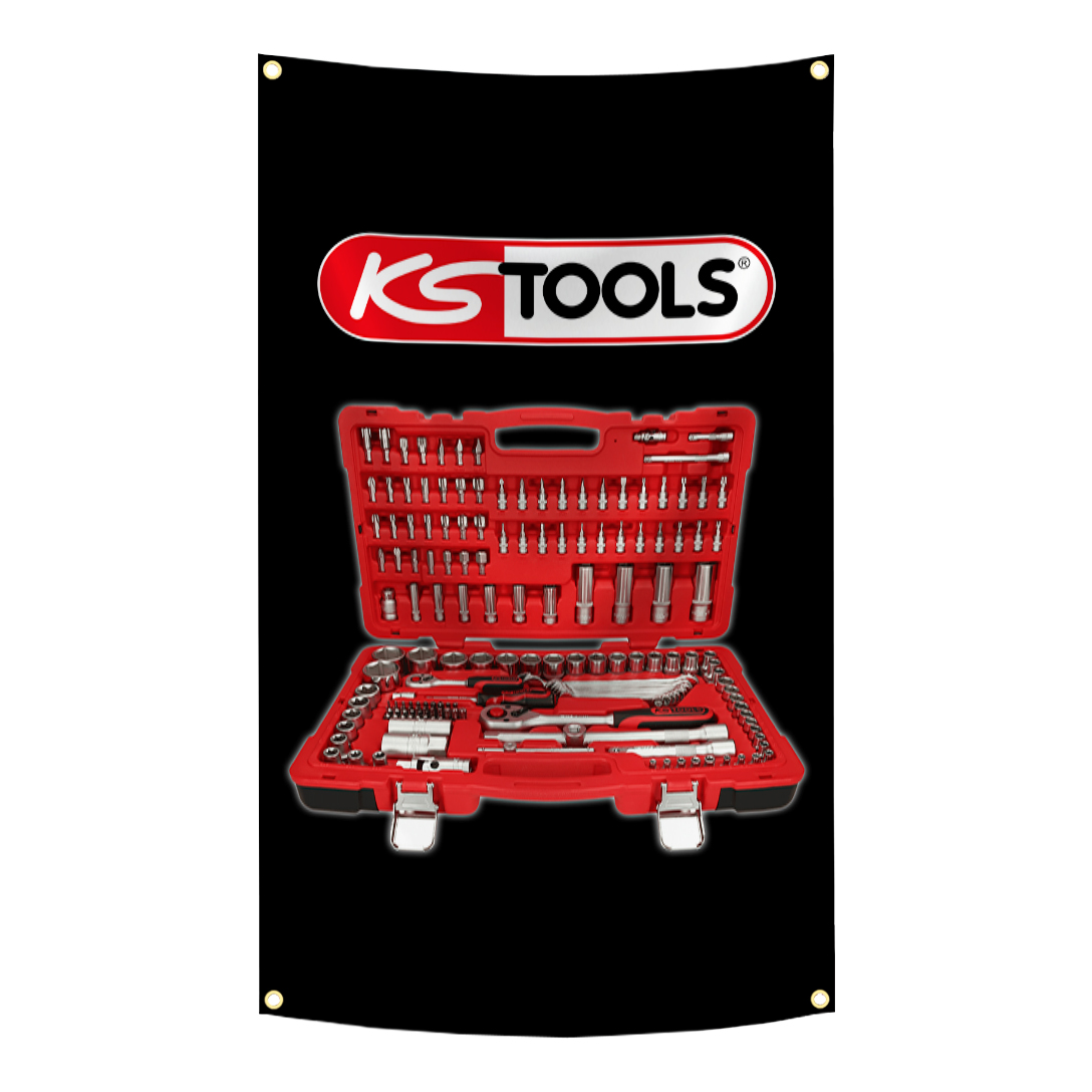 KS TOOLS Brand Flag Tapestry 3 - Ks Tools Workshop recensie en prijs
