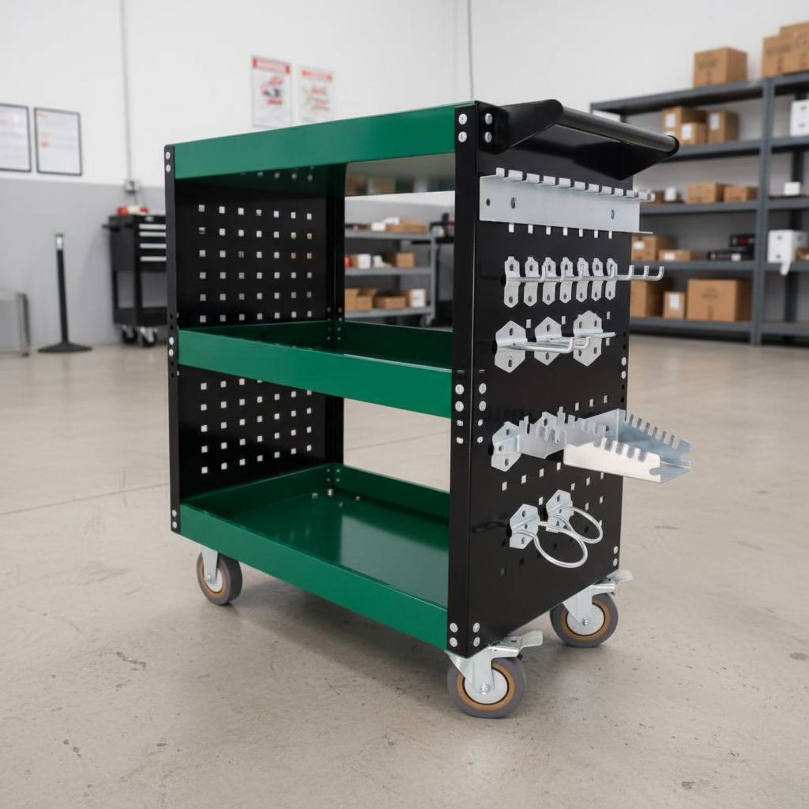 3-Tier Tool Cart Thickened Ste - Workshop Tools Diy recensie en prijs
