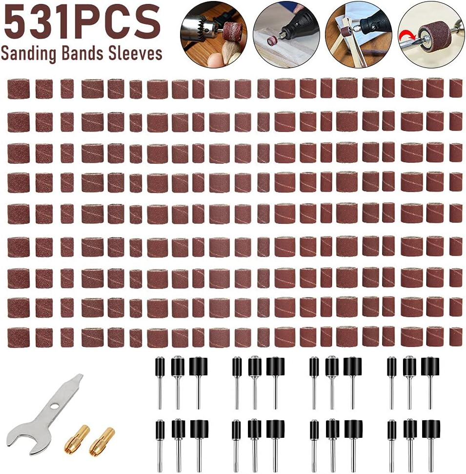 531pc Drum Sander Set Rotary T - Tools Work recensie en prijs
