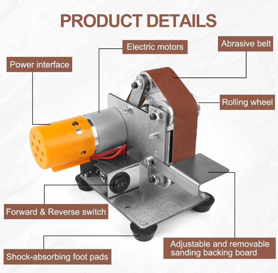 Mini Electric Belt Sander Mult - Workshop Tools Knife Sharpener recensie en prijs