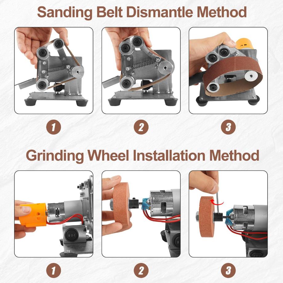 Mini Electric Belt Sander Mult - Workshop Tools Knife Sharpener recensie en prijs