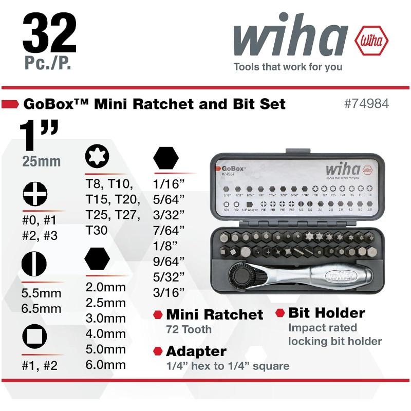 WIHA 74984 GoBox Drill Bit Set - Tools Vn recensie en prijs
