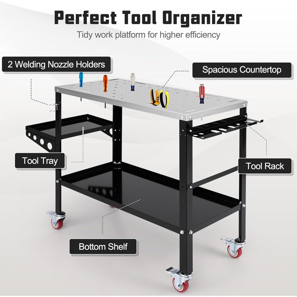 Sturdy 36x18 Welding Table wit - Welding Tools In Workshop recensie en prijs