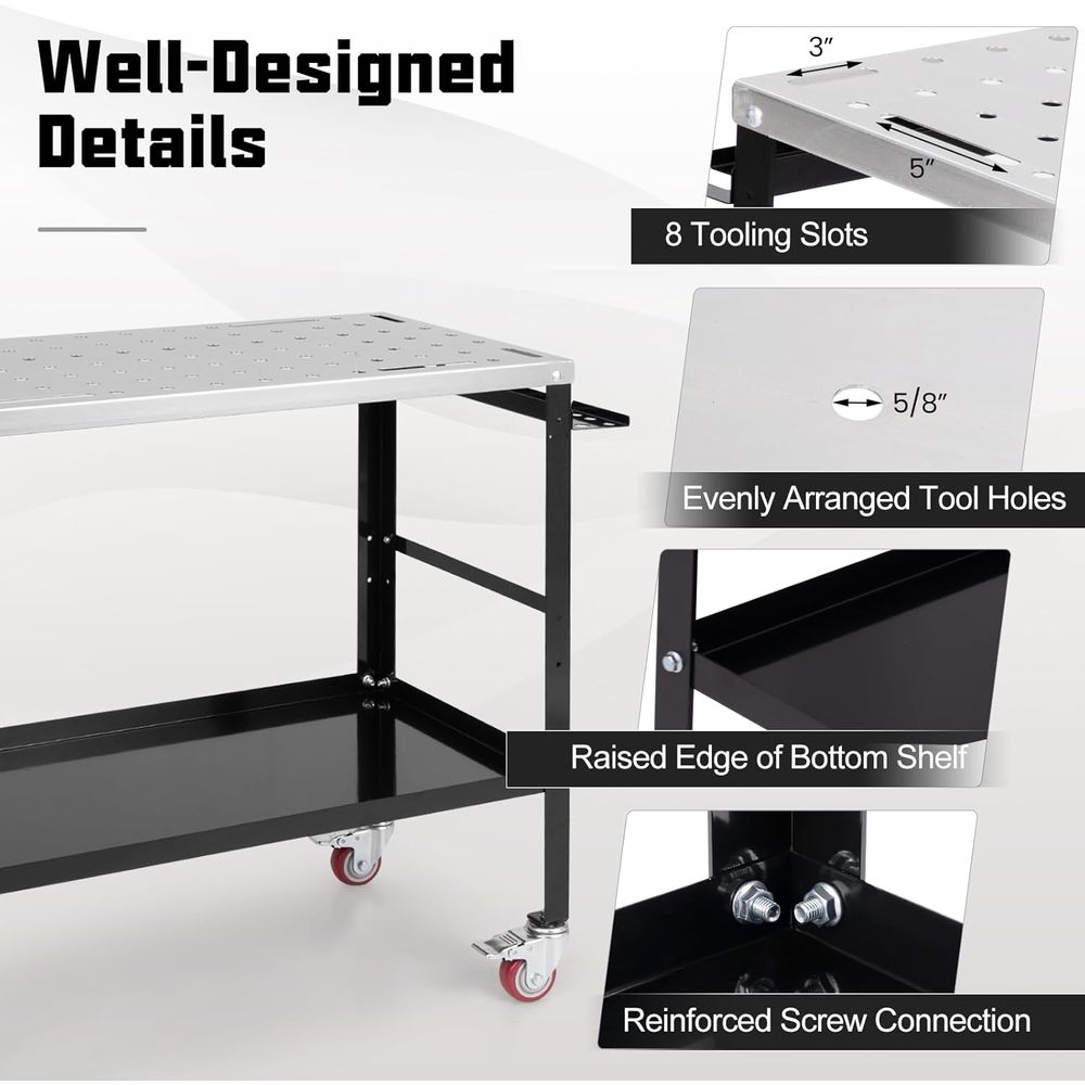 Sturdy 36x18 Welding Table wit - Welding Tools In Workshop recensie en prijs